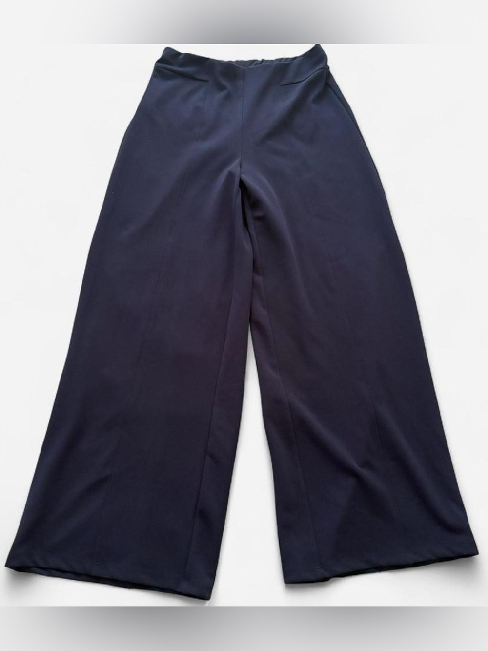 Truth by Republic Navy Wide-Leg Pull-On Pants Size 12L